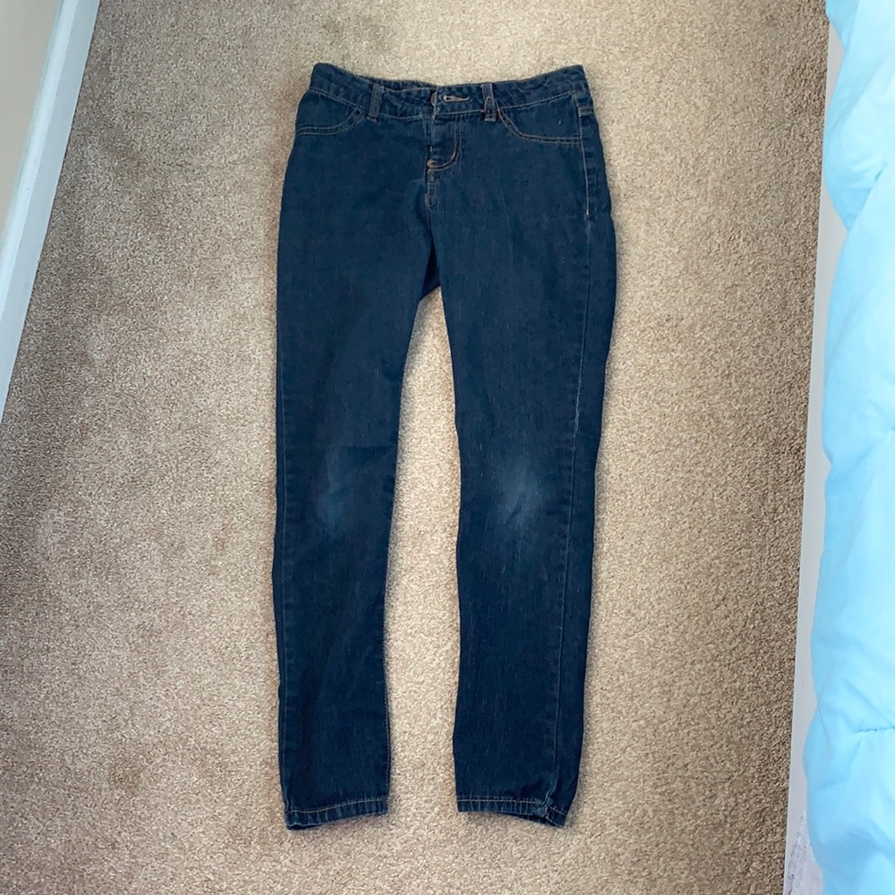 Kids blue jeans low rise